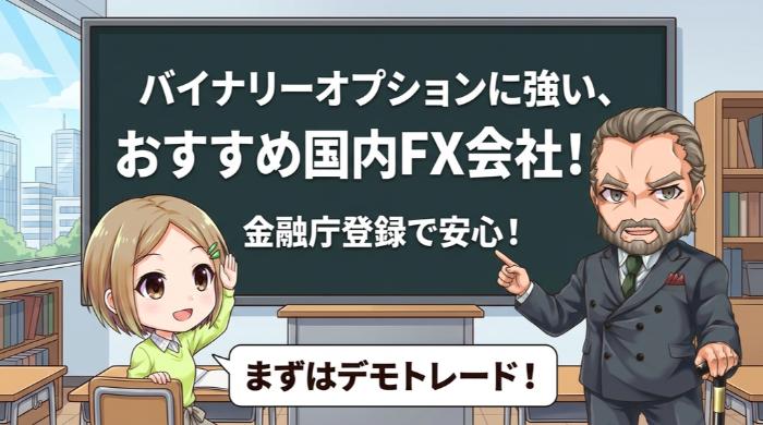 バイナリーオプションに強い、おすすめFX会社