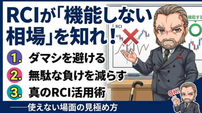 RCIが「機能しない相場」を知っておけ ── ダマシを避ける3つの判断基準