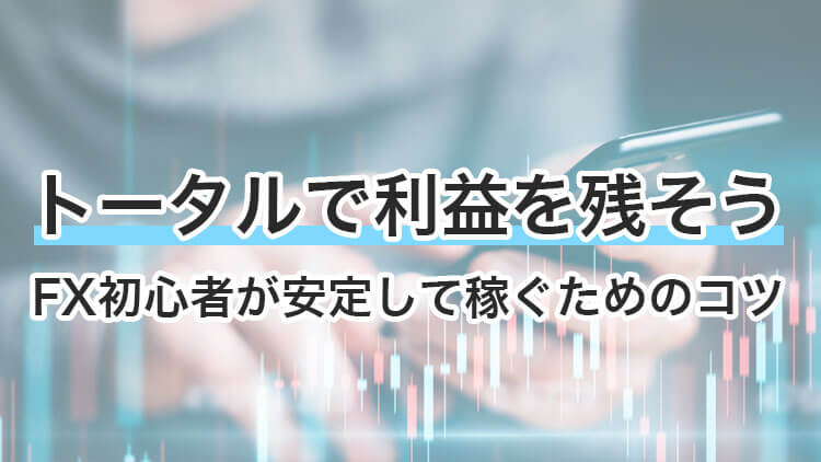 FXは1日1,000円より月2万円を目標に！トータル利益への道