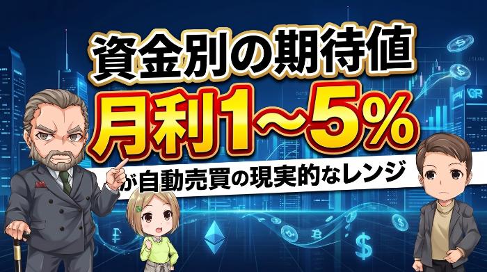 「儲かる」を数字で定義する（資金別の現実的な期待値）