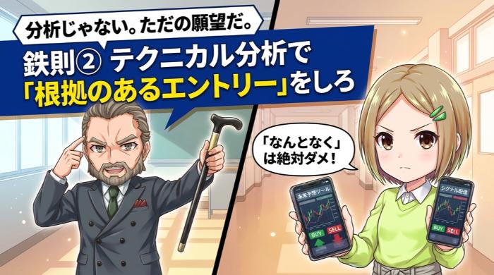 テクニカル分析で「根拠のあるエントリー」をしろ