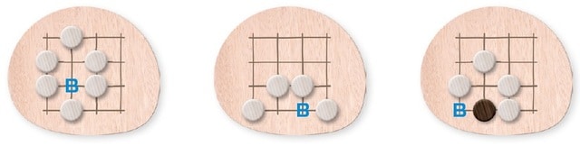 黒は「B」に打つことができる。