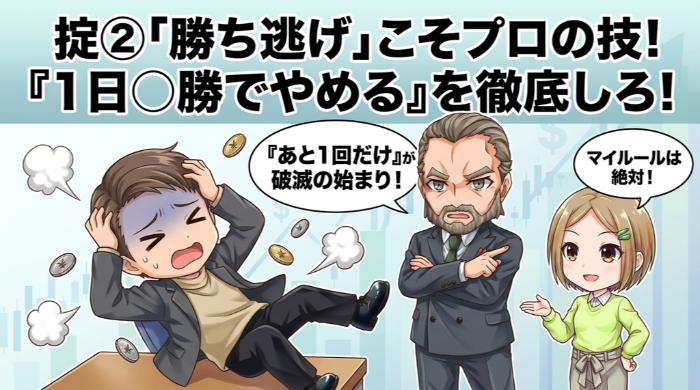  「1日◯勝したらやめる」マイルールを決めろ