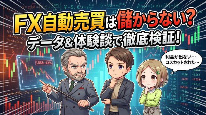 FX自動売買は儲からないって本当？データと体験談で徹底検証してみた