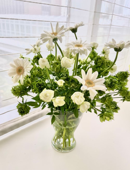 ガーベラ・簡単アレンジ