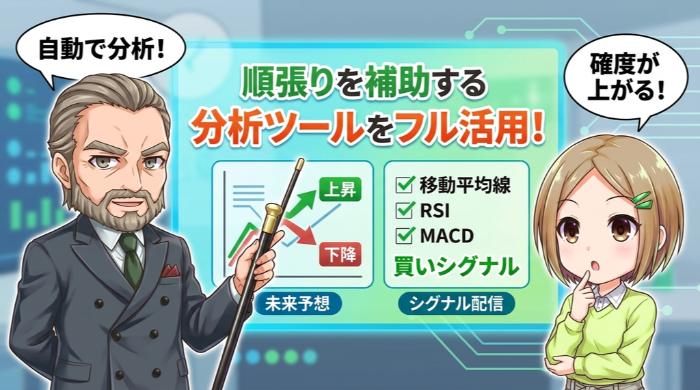 順張りを補助する分析ツールを活用する