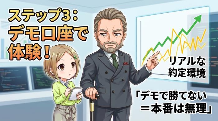 デモ口座で「リアルな約定環境」を体験する