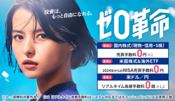 SBI証券のゼロ革命