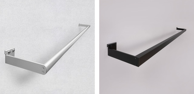 左からALCOLOLO布団干しバー／ALHIDE布団干しバー