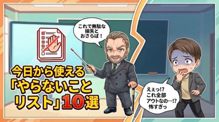 今日から使える「やらないことリスト」10選