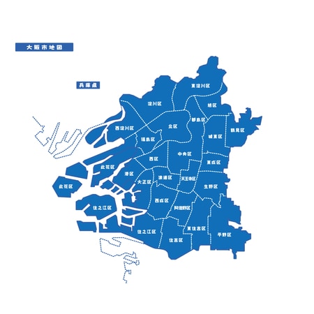 大阪市地図