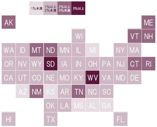 2021年1月5日午前9時時点（米国東部標準時） 出所：米CDCのデータを基にピクテ投信投資顧問作成