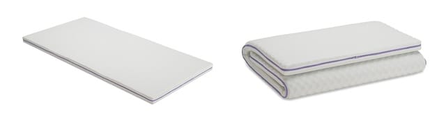 右：ZUKAN フトン 左：三つ折り時