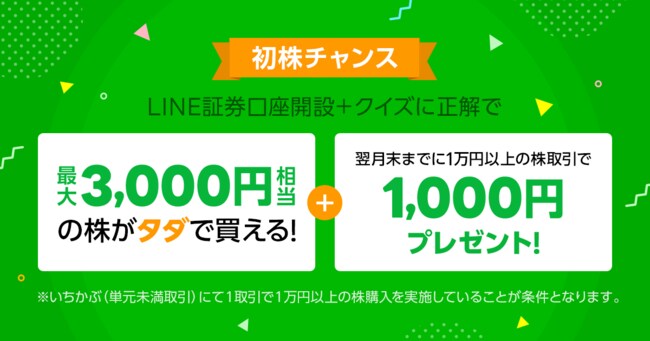 22年最新 Line証券の口座開設キャンペーン クイズのやり方は 資産形成ゴールドオンライン