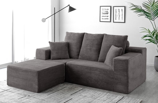 幅200cmのカウチソファ