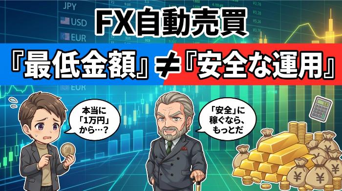 最低金額と安全な運用金額は同じではない