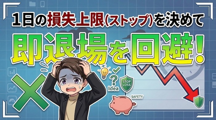 1日の損失上限を決めて即退場を回避