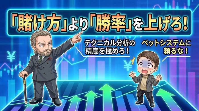 バイナリーオプションは投資！賭けの概念を持ち込むのはNG