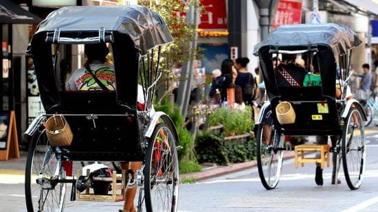 人力車で浅草を巡る