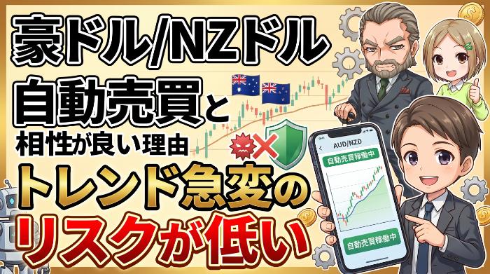 トレンド急変のリスクが相対的に低い