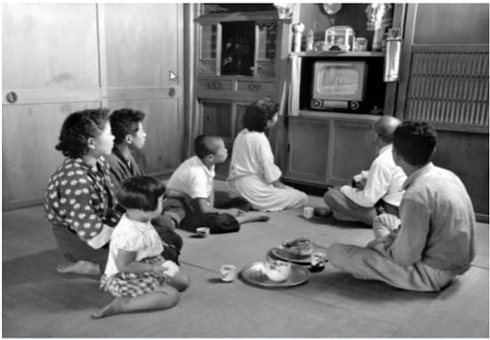 白黒テレビが家にやってきた