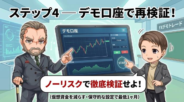 デモ口座で再検証する