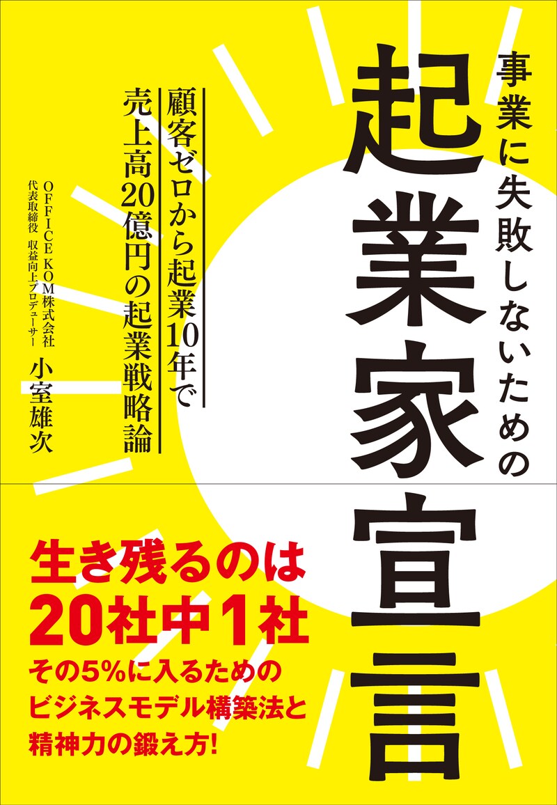 事業に失敗しないための 起業家宣言