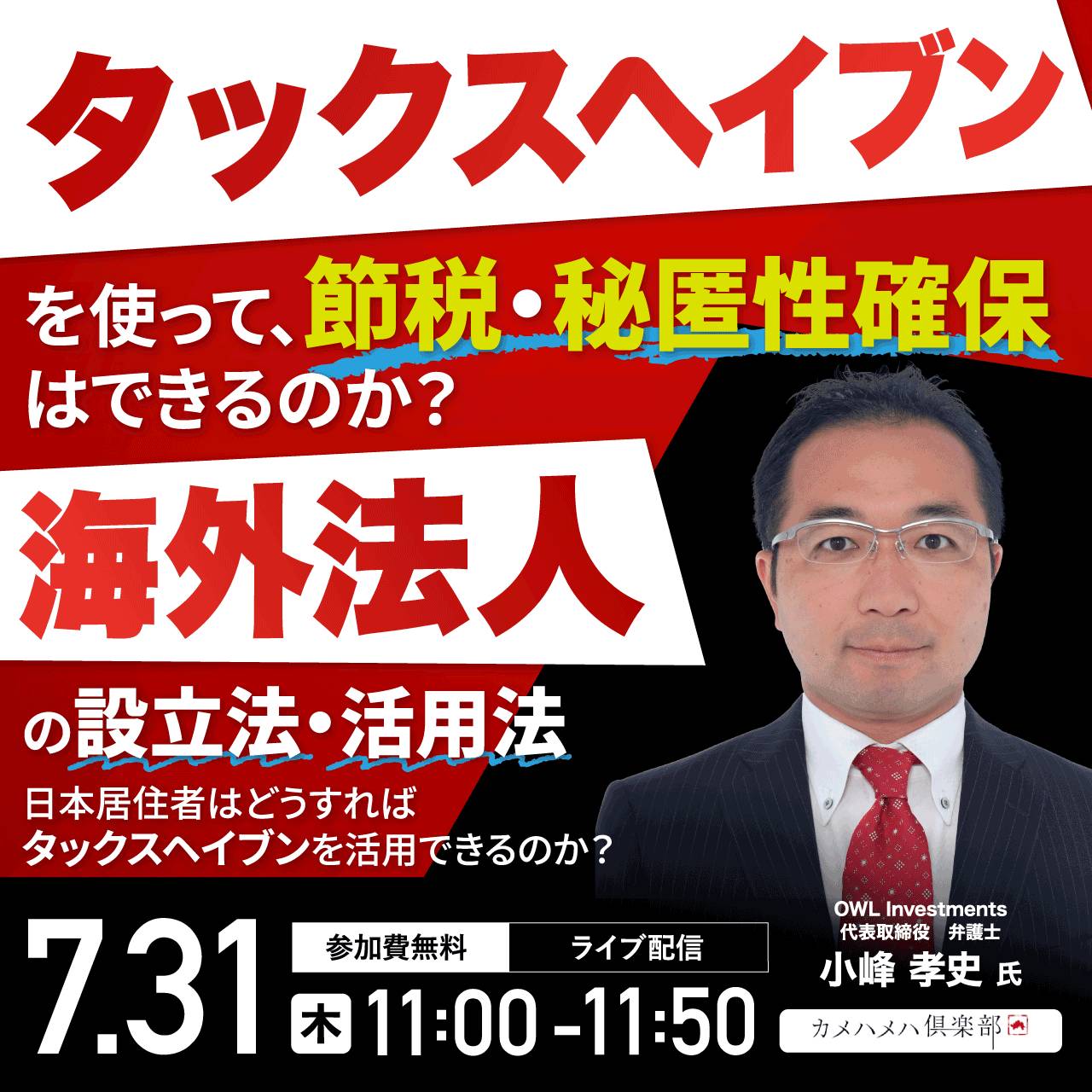 「タックスヘイブン」を使って、節税・秘匿性確保はできるのか？「海外法人」の設立法・活用法