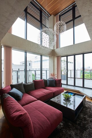 錦糸町のモデルハウスの3階、リビング部分。