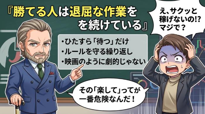 取引記録をつけて振り返れ ─ 勝てる人は退屈な作業を続けている