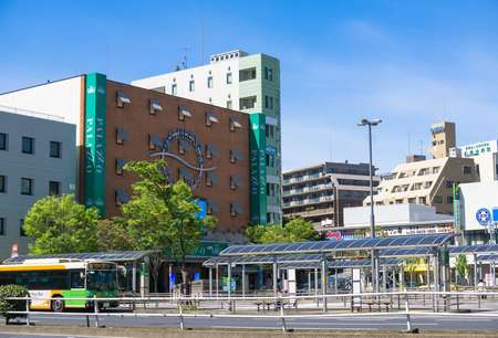 区の南北の移動はバスが便利