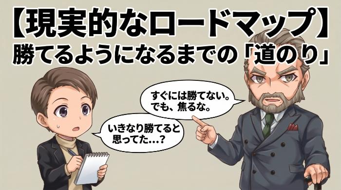 バイナリーオプションの勝ち方が安定するまでの現実的なロードマップ