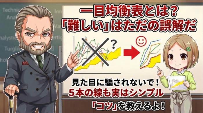 一目均衡表とは？「難しい」はただの誤解だ