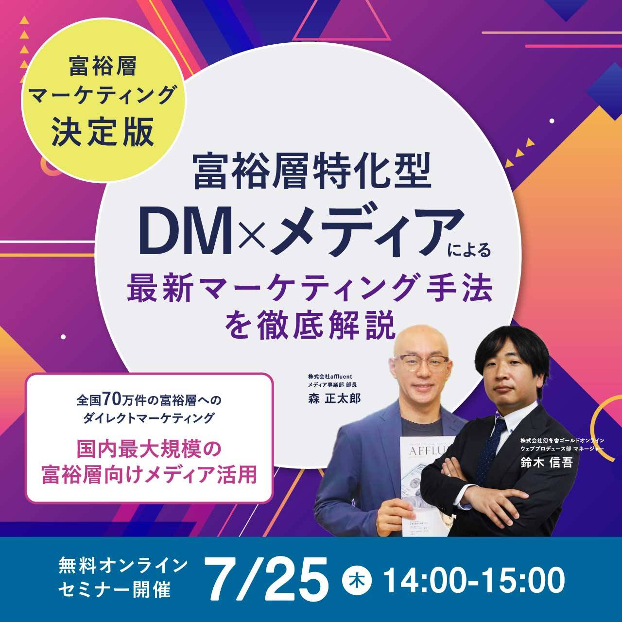 【富裕層マーケティング決定版】富裕層特化型「DM×メディア」による最新マーケティング手法を徹底解説
