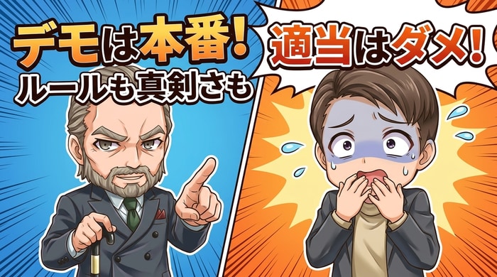 デモ口座だからこそ本番と同じルールを徹底