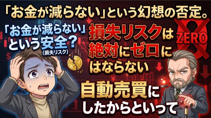 「お金が減らないか」という安全（損失リスク）