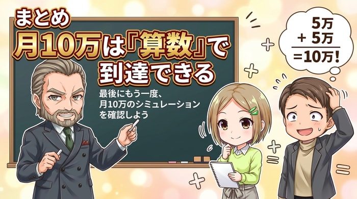 バイナリーオプションで月10万は算数で達成できる