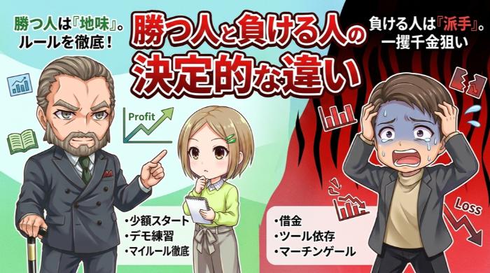 バイナリーオプションで生活できる人の「本当の条件」