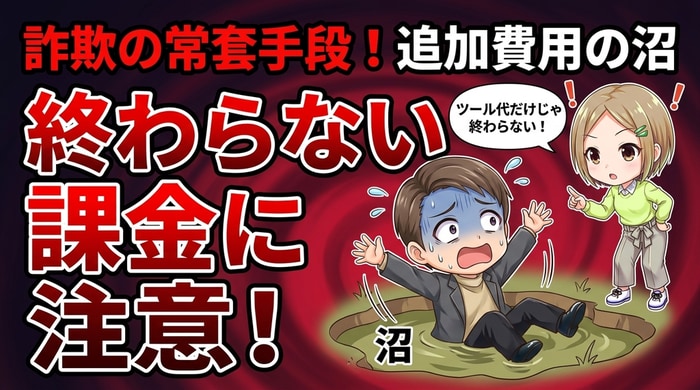 高額ツールの課金地獄に要注意