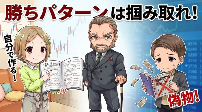 バイナリーオプションの勝ちパターンは買うな！自分でつかみ取れ