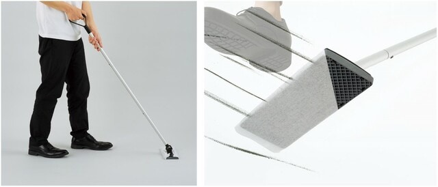 （左）仕様イメージ（右）掃除シーンイメージ