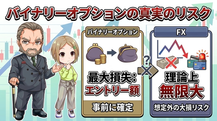 バイナリ―オプションのリスクの真実