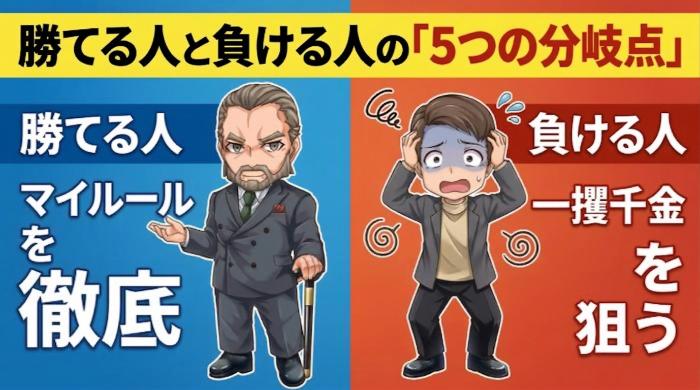 勝てる人と負ける人の「5つの分岐点」