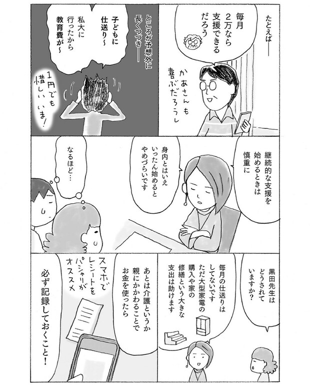 『マンガで解決　親の介護とお金が不安です』（主婦の友社）より