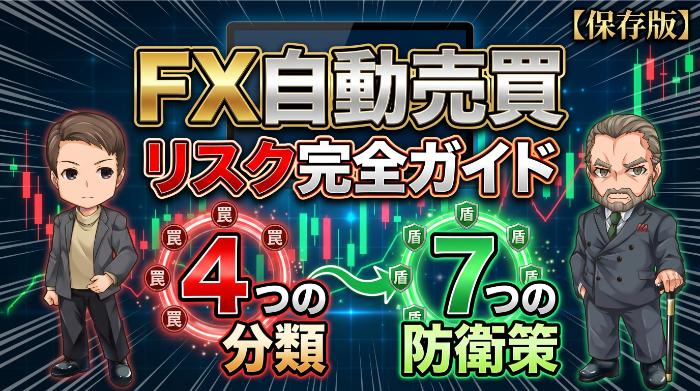 FX自動売買リスク完全ガイド【保存版】4分類と7つの防衛策