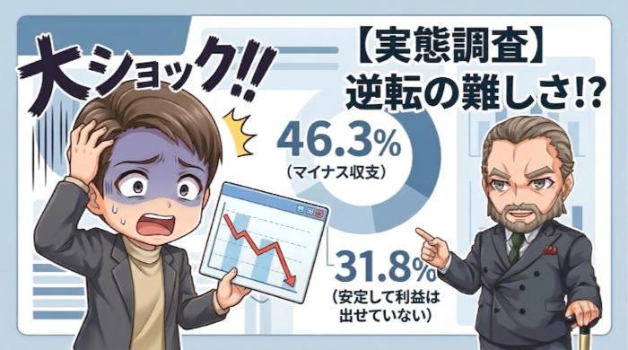 独自アンケートで判明した「逆転できる人」の割合