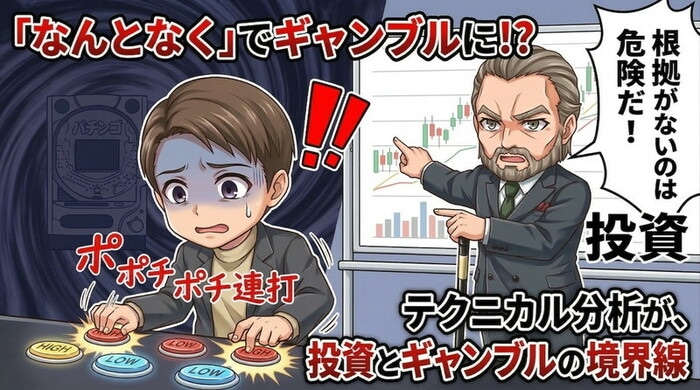 バイナリーオプションはギャンブル投資に陥りやすい