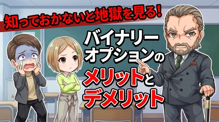 バイナリーオプションのメリット・デメリット