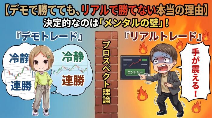 デモトレードとリアルトレードの決定的な違い
