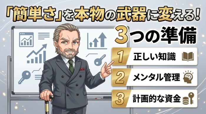 「簡単さ」を本物の武器に変えるための3つの準備